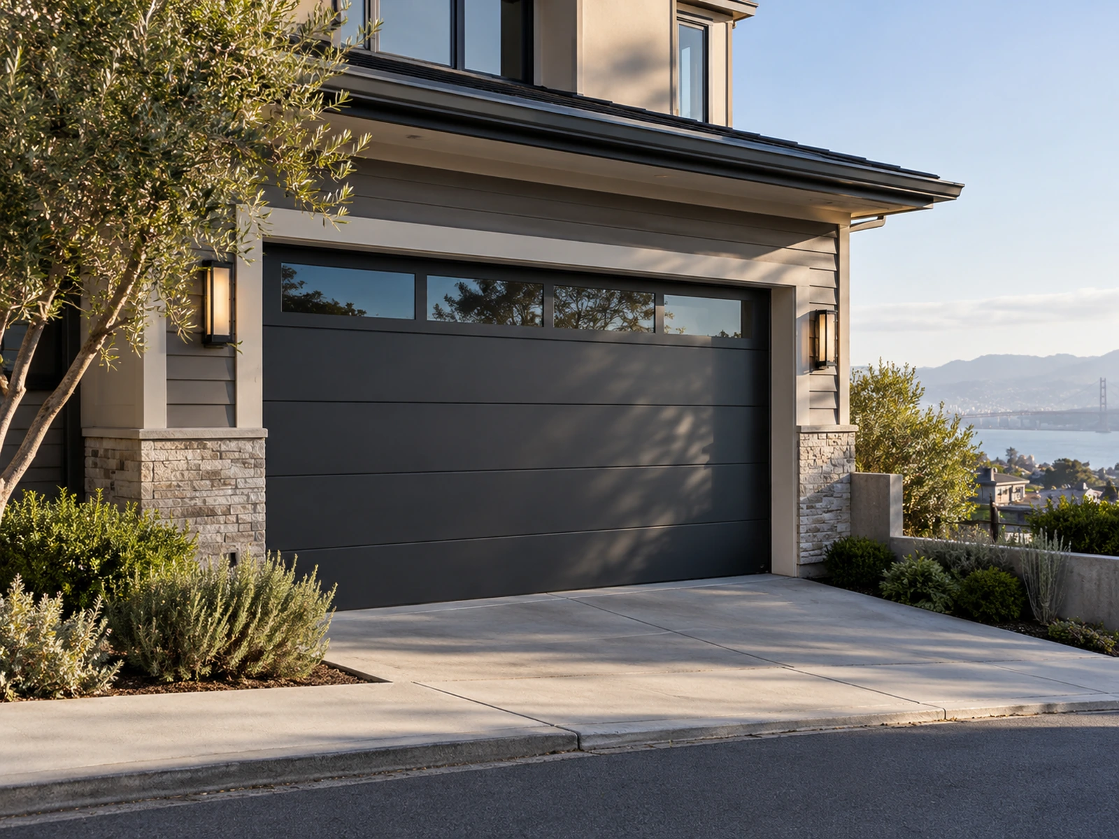 Architectural Illustration Of A San Francisco Garage Entrance